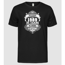 Pólómánia Awesome being of 30 years 1989 NOVEMBER - Férfi Alap póló férfi póló