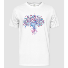 Pólómánia Az élet fája vízfesték - Férfi Alap póló férfi póló