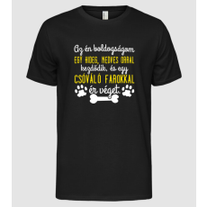 Pólómánia Az én boldogságom - Férfi Alap póló