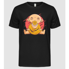 Pólómánia Baby Buddha cumival vicces póló - Férfi Alap póló