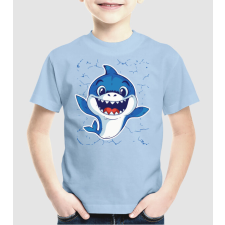 Pólómánia Baby Shark Cuki Cápás póló - Uniszex Gyerek Póló gyerek póló