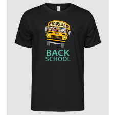 Pólómánia Back to school bus - Férfi Alap póló férfi póló