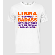 Pólómánia Badass zodiac LIBRA - Férfi Alap póló férfi póló