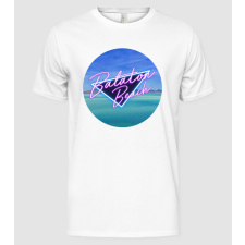 Pólómánia Balaton Beach neon circle - Férfi Alap póló férfi póló