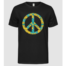 Pólómánia Baseball Peace Jel - Férfi Alap póló férfi póló