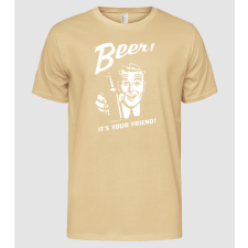 Pólómánia beer-is-your-friend - Férfi Alap póló férfi póló