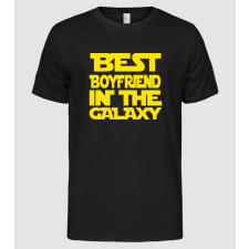 Pólómánia best boyfriend in galaxy - Férfi Alap póló férfi póló