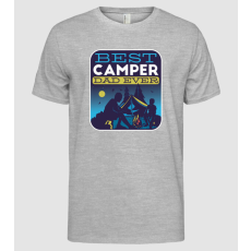 Pólómánia Best Camper Dad - Legjobb Kempingező Apa - Férfi Alap póló