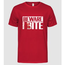 Pólómánia Beware i bite - Férfi Alap póló férfi póló