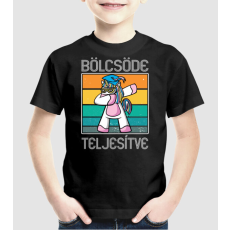 Pólómánia Bölcsöde teljesítve unikornis - Uniszex Gyerek Póló