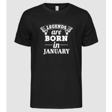 Pólómánia born in jan - Férfi Alap póló férfi póló