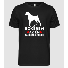 Pólómánia Boxer szerelem - Férfi Alap póló férfi póló