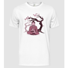 Pólómánia Buddha meditáció - Férfi Alap póló férfi póló