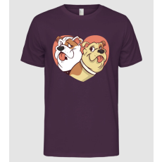 Pólómánia Bulldog Szerelem - Férfi Alap póló