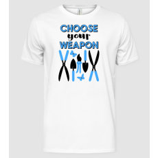 Pólómánia Choose your weapon - Férfi Alap póló