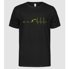 Pólómánia Coffee heartbeat - Férfi Alap póló férfi póló