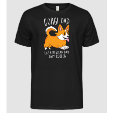 Pólómánia Corgi Apa - Férfi Alap póló férfi póló
