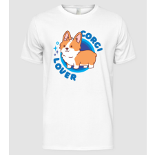 Pólómánia Corgi Lover - Férfi Alap póló férfi póló
