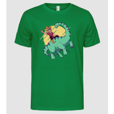 Pólómánia Cowboy Dinoszaurusz - Férfi Alap póló