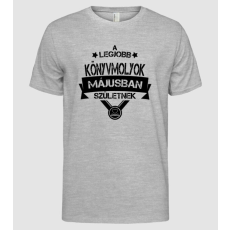 Pólómánia Csillagos legjobb szülinapos könyvmolyok MÁJUS - Férfi Alap póló