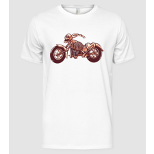 Pólómánia Csontvázas Motor - Férfi Alap póló férfi póló