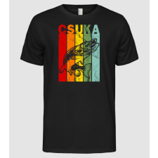 Pólómánia Csuka Retro washed Pecás póló - Férfi Alap póló férfi póló