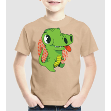 Pólómánia Cuki Dinoszaurusz - Uniszex Gyerek Póló