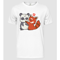 Pólómánia Cuki Panda szerelem - Férfi Alap póló