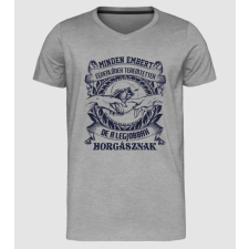 Pólómánia Da Vinci Pecás - Férfi Prémium Slim-Fit V nyakú Póló férfi póló