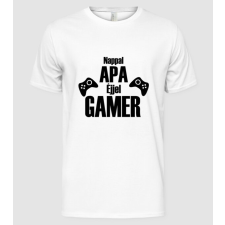 Pólómánia Dad by day magyar - Férfi Alap póló férfi póló