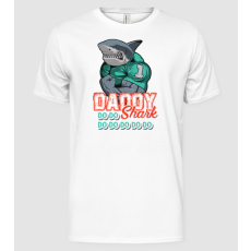 Pólómánia Daddy Shark do do do do - Férfi Alap póló