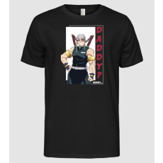 Pólómánia Daddy -sorry-Tengen Uzui-Demon Slayer-feketére - Férfi Alap póló