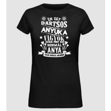 Pólómánia Dartsos anyuka - Női Alap póló
