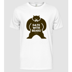 Pólómánia Date With Bears - Férfi Alap póló