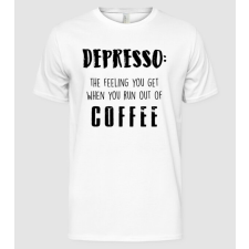 Pólómánia Depresso - Férfi Alap póló férfi póló