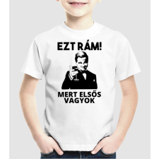 Pólómánia Di Caprio ezt rám mert elsős vagyok - Uniszex Gyerek Póló gyerek póló