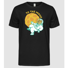 Pólómánia Dogecoin to the moon - Férfi Alap póló férfi póló