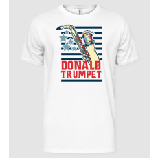Pólómánia donald trumpet_yoh - Férfi Alap póló