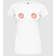 Pólómánia Donut titties - Női Kerek nyakú Póló