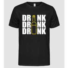 Pólómánia Drink drank drunk - Férfi Alap póló