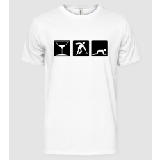 Pólómánia drink - Férfi Alap póló