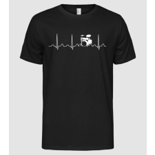 Pólómánia Drums heartbeat - Férfi Alap póló férfi póló