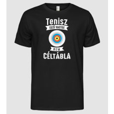 Pólómánia Edző vagyok nem céltábla TENISZ - Férfi Alap póló