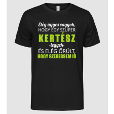Pólómánia Elég ügyes  kertész  - Férfi Alap póló férfi póló