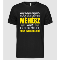 Pólómánia Elég ügyes vagyok hogy MÉHÉSZ legyek - Férfi Alap póló