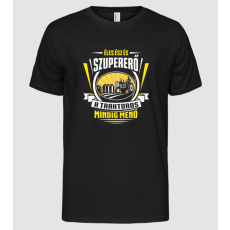 Pólómánia Élesz ész és szuper erő...traktoros - Férfi Alap póló