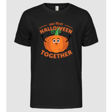 Pólómánia Első közös Halloween-ünk - Férfi Alap póló