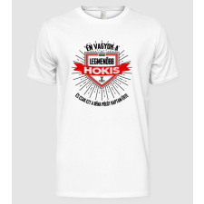 Pólómánia Én vagyok a legmenőbb sportoló HOKIS - Férfi Alap póló férfi póló