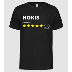 Pólómánia Értékelés 5_HOKIS - Férfi Alap póló