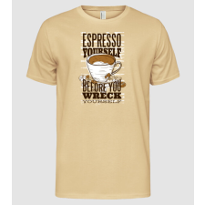 Pólómánia Espresso Yourself Kávés - Férfi Alap póló férfi póló